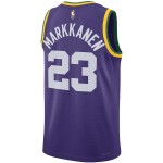 Maillot NBA Utah Jazz Lauri Markkanen Nike 2023-24 Classic Edition Violet Swingman - Homme